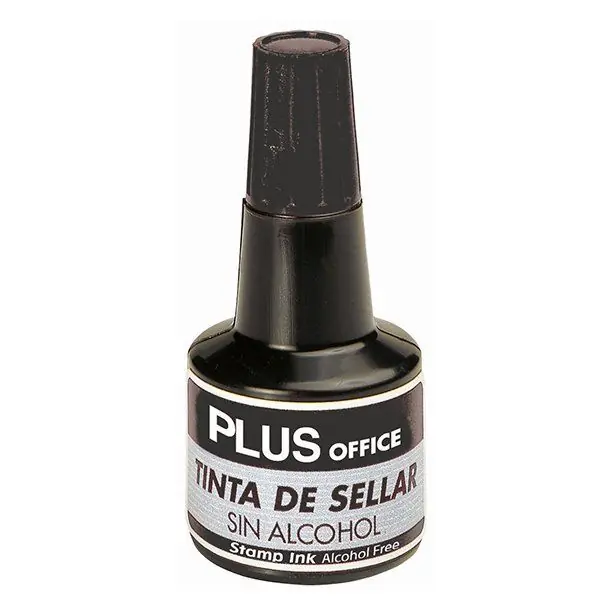 Tinta para Almohadillas Plus Office 30 Ml. Negro EnvÃ­o Inmediato