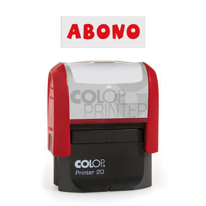 Sello AutomÃ¡tico Colop Printer 20 "abono" Rojo EnvÃ­o Gratis