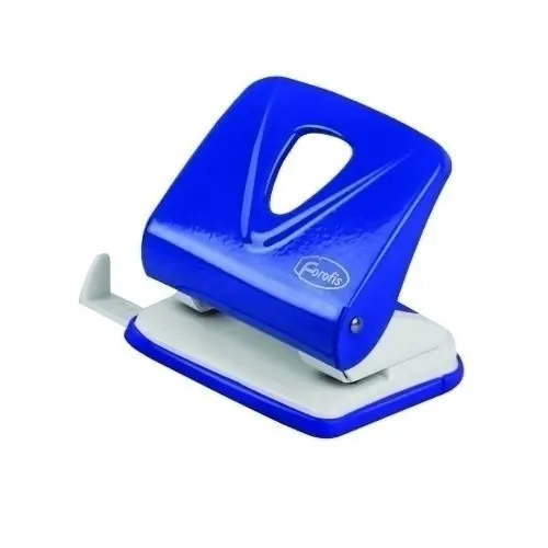 Taladro 2 Punzones Forofis Full Metal (30H) Azul Precio Rebajado