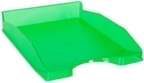 Bandeja Sobremesa Traslucida Verde Solo Hoy