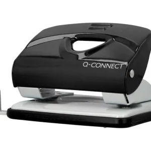 Solo Hoy Taladrador Q-Connect Kf14217 Negro Abertura 2 mm Capacidad 20 Hojas