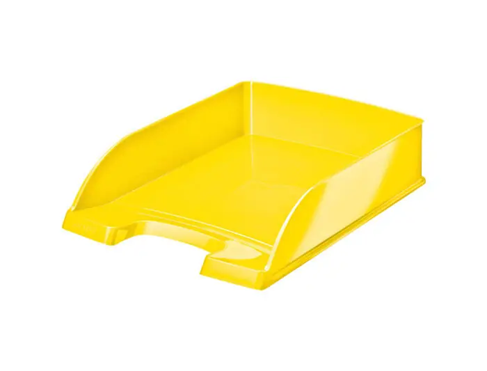 Bandeja Sobremesa Plastico Leitz Wow Vertical Color Amarillo 255X70X357 mm Precio De Oferta