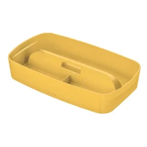 Bandeja Organizadora Leitz Mybox Cosy con Asa Color Amarillo 307X56X181 mm Marca Reconocida
