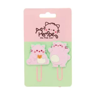 Precio EconÃ³mico Blister Safta Clips Pembe The Pink Cat 125X75 mm