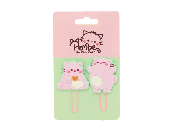Precio Económico Blister Safta Clips Pembe The Pink Cat 125X75 mm