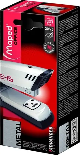 Grapadora Maped Advanced Blanco Media Carga 24/6 26/6 EnvÃo Inmediato