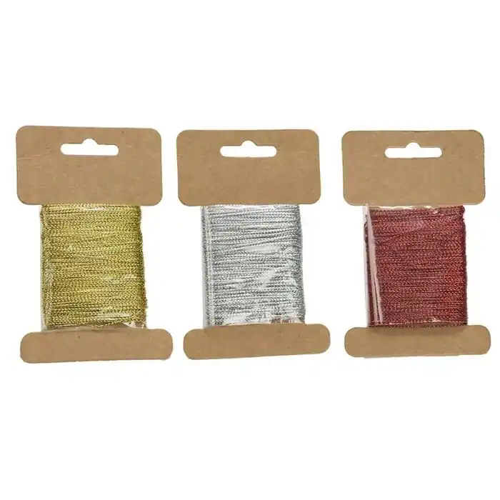 Compra Hoy Cordon Cadenita Oro, Plata, Rojo Colores Surtido