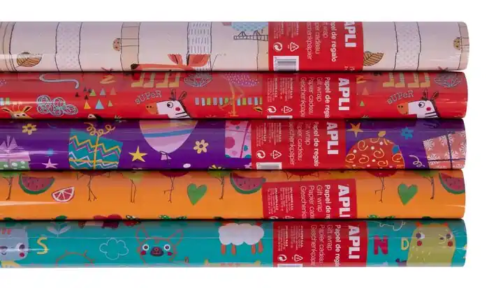Rollo Papel Regalo 0,7X2 M Apli Infantil Modelos Surtidos Ocasión Especial