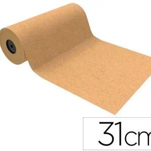 Oferta Papel de Regalo Basika Kraft Liso Natural Ancho 31 cm Longitud 80 M