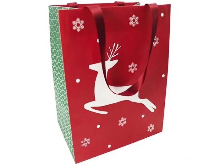Moderno Bolsa Regalo Navidad Chic 19 X 12 X 25 cm