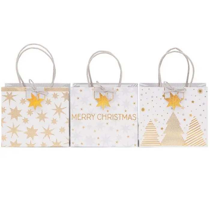 Precio Bajo Bolsa Regalo Navidad 18X16X8 Modelos Surtidos