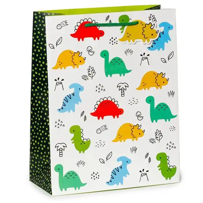 A Buen Precio Bolsa Regalo Dinosaurio Dinosauria Jr 33 X 26 X 12 cm