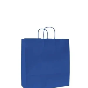 Exclusivo Bolsa Asa Retorcida Azul 32+13X28