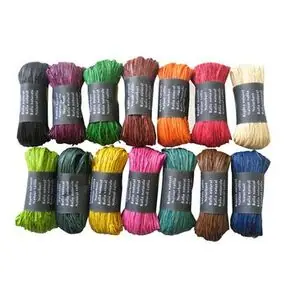 EnvÃ­o Inmediato Madeja Rafia Natural 50G 10Mx10Mm Turquesa