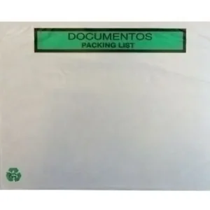 SÃºper Precio Sobres Adhesivos Packing-List 100% Papel Reciclado 240X130 (Ext. ) Impresos Caja de 1000
