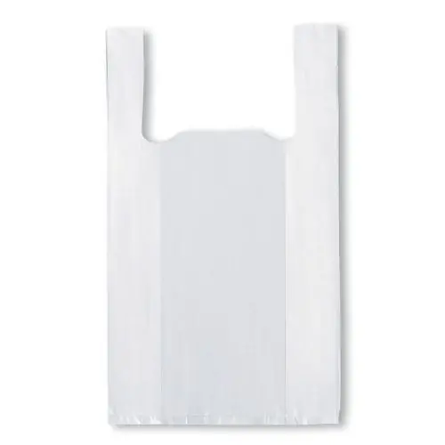 Bolsa Camiseta Blanca Normativa Une 35X50 cm Paquete de 100 (Galga 200) Mejor Calidad