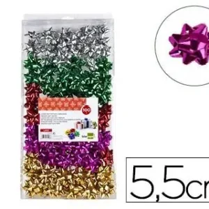 Lazo Liderpapel Fantasia Medianos Colores Metalizados Surtidos Descuento