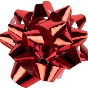 Lazos Liderpapel Fantasia Medianos Color Rojo Metalizado Oferta Flash