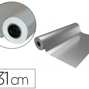 Compra Hoy Papel de Regalo Basika Metalizado Plata Bobina 31 cm