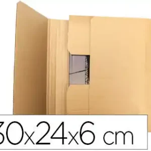 DevoluciÃ³n Gratuita Caja para Embalar Q-Connect Libro Medidas 300X240X60 mm Espesor Carton 3 mm