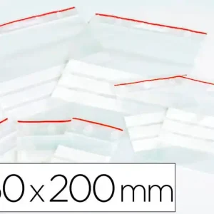PromociÃ³n Bolsa Plastico Autocierre Q-Connect 150X200 mm Paquete de 100 Unidades