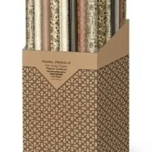 Bestseller Papel de Regalo Rollo Tv 0,7X1,5 M (Caja de 60) Kraft Reciclado Eco