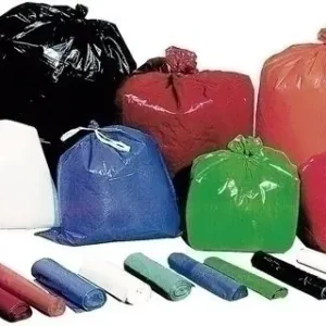 Hecho A Mano Bolsa de Basura 85X105 cm Verde Rollo de 10 (Galga 80)