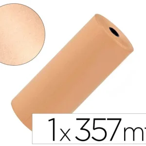 Papel Kraft Liderpapel Marron Bobina 1 Mt X 357 Mt Especial para Embalaje Peso 25 Kg DevoluciÃ³n Gratuita