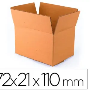 Caja para Embalar Q-Connect Americana Ultra Resistente Carton Reciclado Canal Doble 7Mm Color Kraft 172X217X110 mm PromociÃ³n