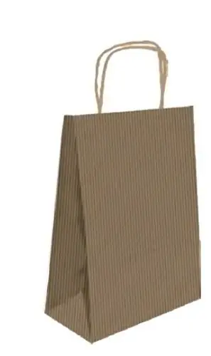 Alta Calidad Bolsa de Papel Andina Kraft Liso 27X37X12 cm Crudo/natural Paquete de 50