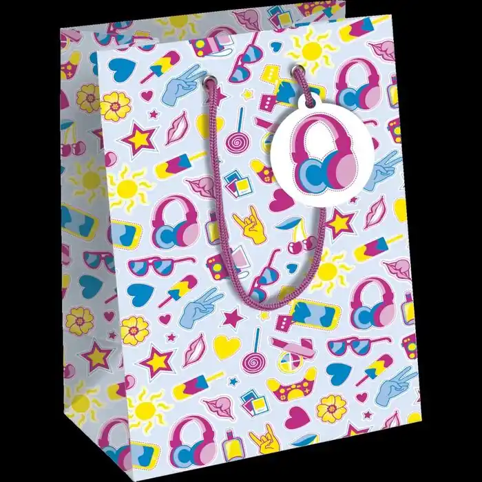 Favorito De Clientes Bolsa Regalo Clairefontaine PepÂ´s Rosa Mediana 21,5 X 10,2 X 25,3 cm