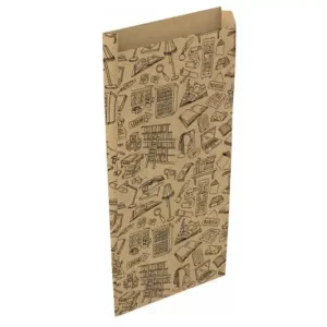 Sobre Papel Basika Kraft Reciclado con Fuelle Estampado Libreria TamaÃ±o S 150X300 mm Paquete de 25 Unidades Precio De FÃ¡brica