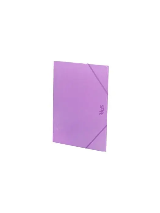 Carpeta Solapas y Gomas Fº Carton Brillo Soft Malva Envío Gratis