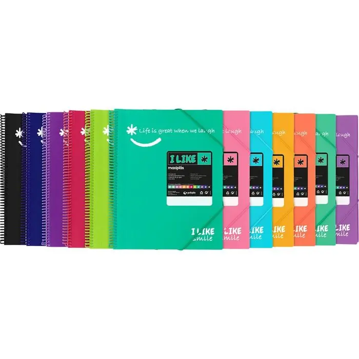 Última Oportunidad Carpeta 30 Fundas Maxiplas Pp I Like2 Azul