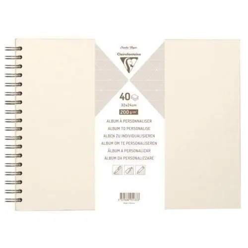 Album Fotos 40 Hj 200 Gr Kraft Tapa Dura Clairfontaine Cf Diy 32X24 cm Oferta Limitada