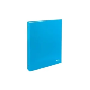 Carpeta 4 Anillas 25 mm A4 Carton Forrado Brillante Carchivo Luz Azul Precio Rebajado