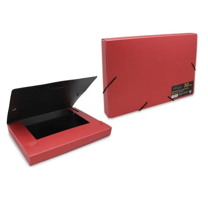 Carpeta Proyectos Pp 30 mm Office Club Rojo Última Versión