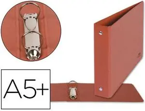 Carpeta 2A 25Mm Liderpapel 4º Apaisado Carton Cuero Últimas Unidades
