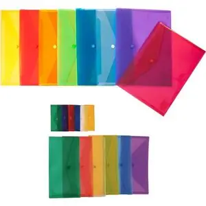 Auténtico Sobre Broche Pp Ecoplas 4º Incoloro