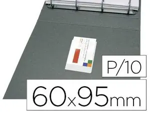 Funda Autoadhesiva Q-Connect para Tarjetas de Visita 60X95Mm Pack de 10 Unidades Últimas Unidades