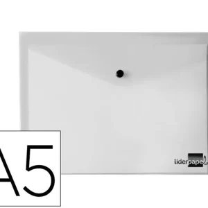 Venta Final Sobre Broche Pp A5 Transparente