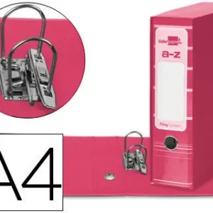 Archivador Palanca A4 Filing System 80 mm Rosa Original