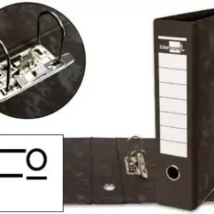 Archivador Palanca Liderpapel Fº 80 mm Negro Venta Final