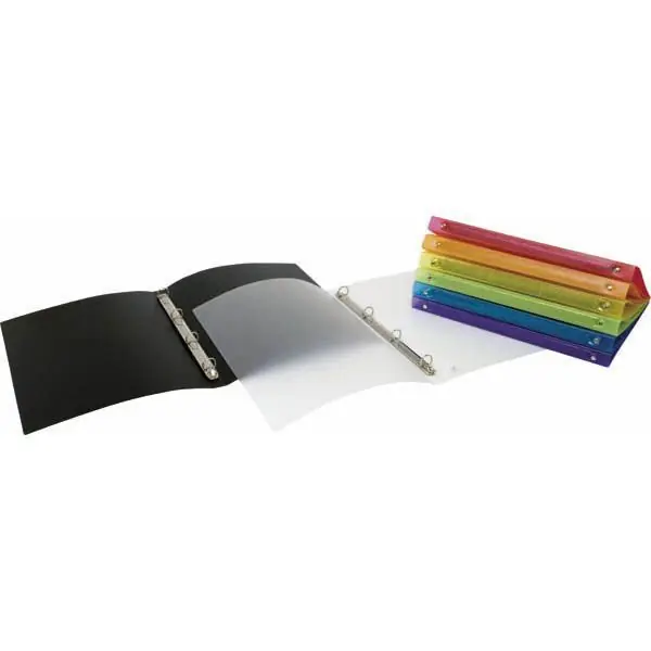 Carpeta 4 Anillas 16 mm A4 Pp 0,5 mm Colorgraf Translucido Negro Oferta Limitada