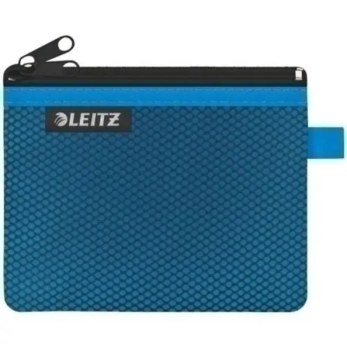 Bolsita de Viaje Leitz Wow Nylon C/cremallera 2 Dptos. S (14X10. 5) Azul Marca Reconocida