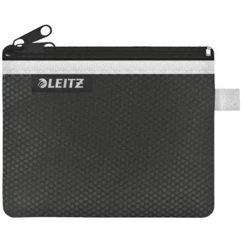 Bolsita de Viaje Leitz Wow Nylon C/cremallera 2 Dptos. S (14X10. 5) Negro Garantía De Devolución De Dinero