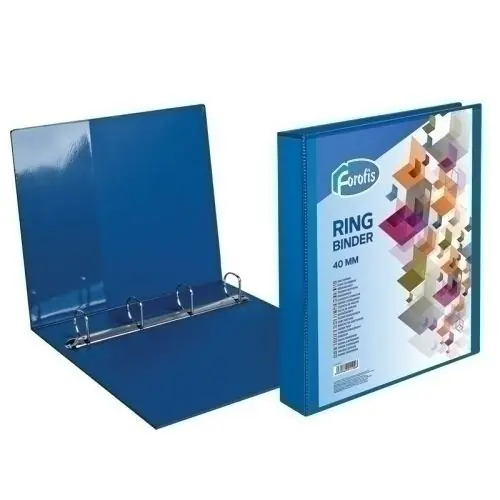Oferta Flash Carpeta Canguro Forofis Pp A4 4 An. mixtas 40 mm Azul