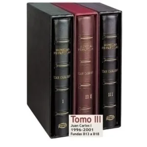 Album de Monedas Pardo 4 Anillas Pesetas Juan Carlos I Tomo Iii (1996-2001) con Cajetin Burdeos Compra Ahora