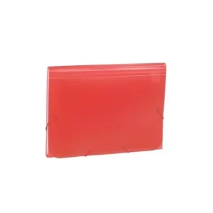 Acordeon Clasificador Carchivo Pp Transl. Fº 13 Dptos. Gomas Rojo Garantía De Devolución De Dinero