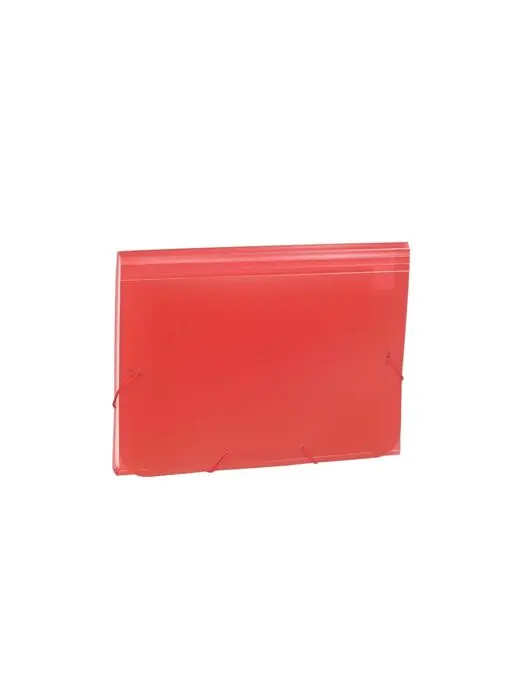 Acordeon Clasificador Carchivo Pp Transl. Fº 13 Dptos. Gomas Rojo Garantía De Devolución De Dinero